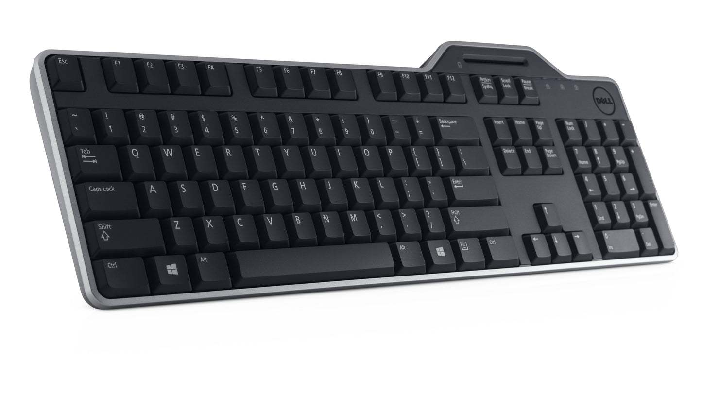 UK/Irish (QWERTY) Dell KB-813 SmartcardReader USB Keyboard Black