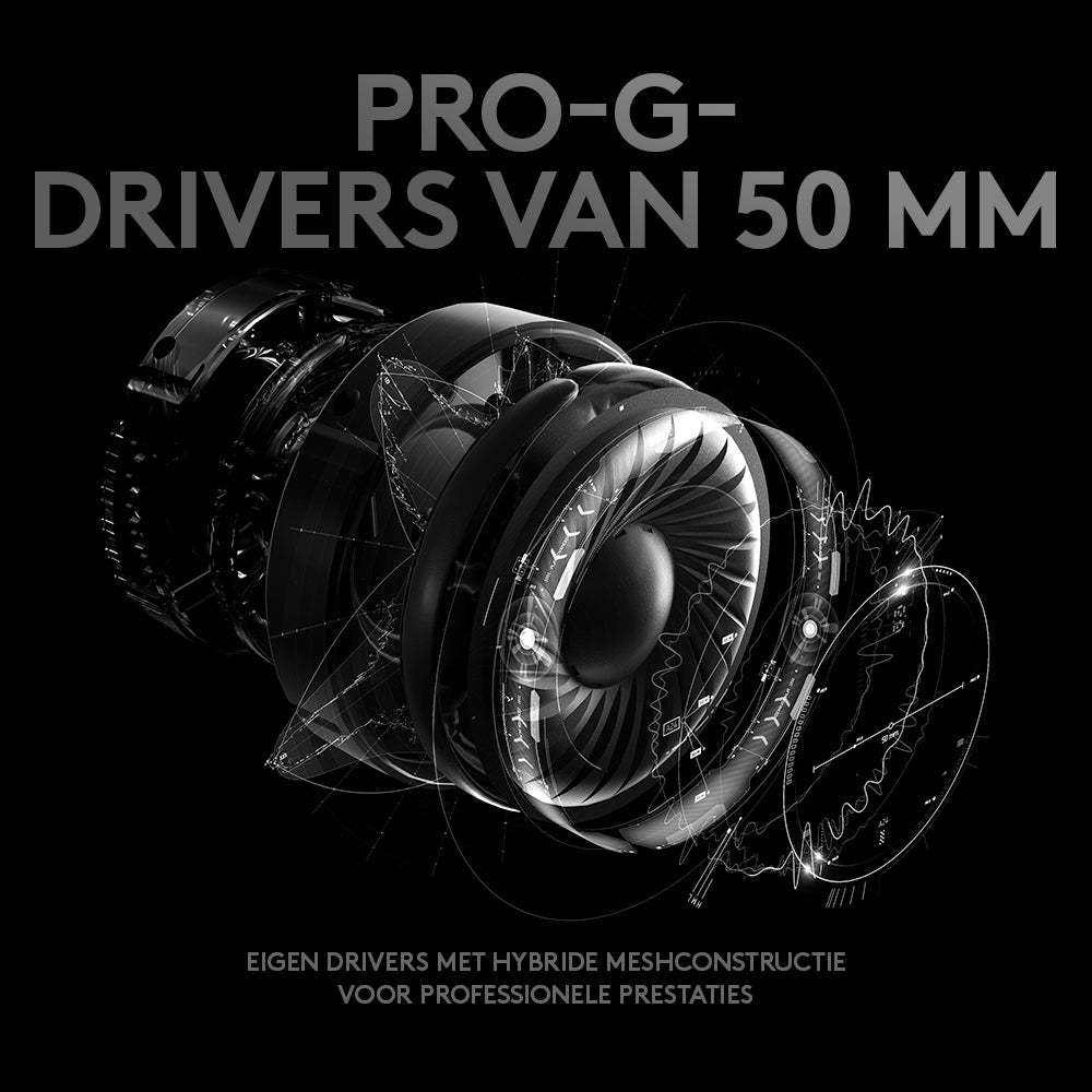 Logitech G PRO X Gaming Headset - BLACK