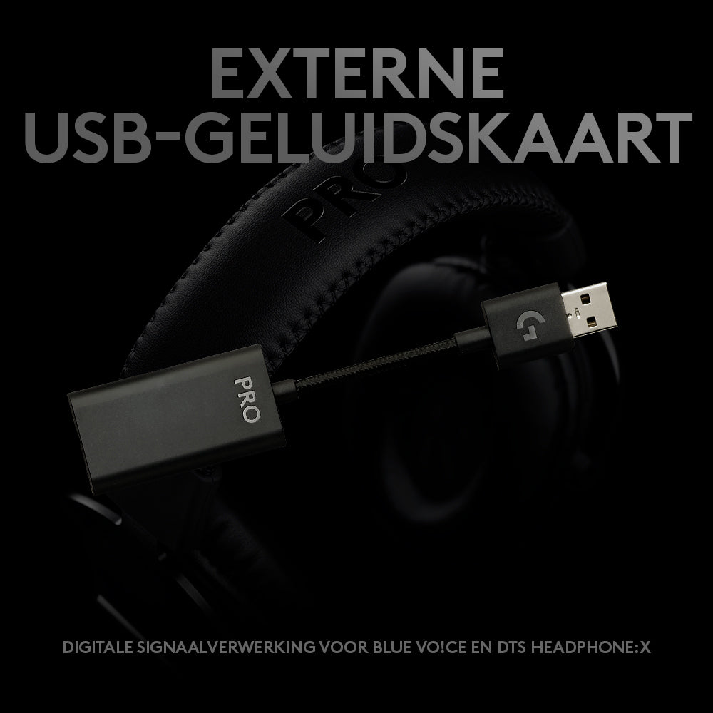 Logitech G PRO X Gaming Headset - BLACK