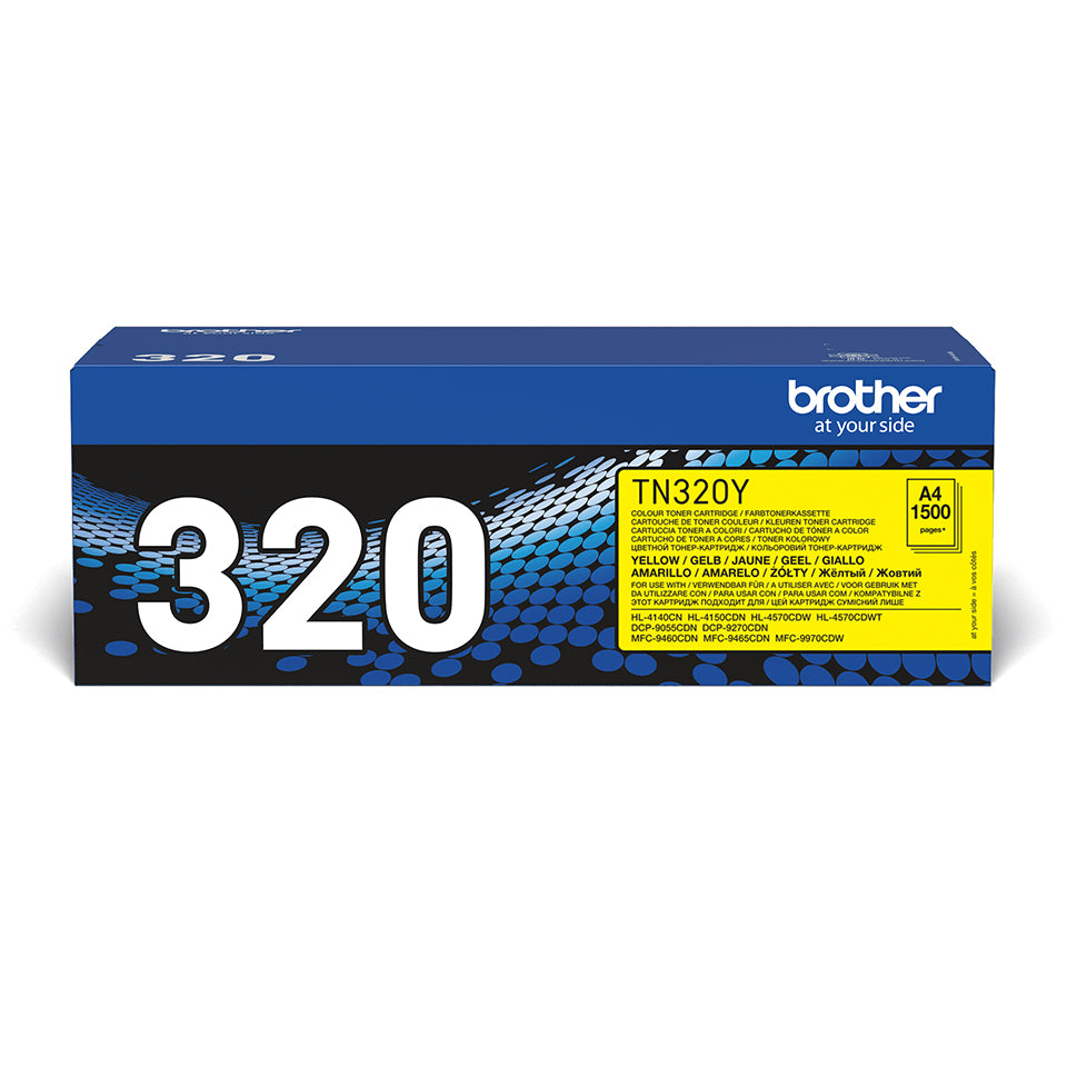 TN320Y - Geel - origineel - tonercartridge - voor DCP-9055. DCP-9270. MFC-9460.MFC-9465. MFC-9970: HL-4140. 4150. 4570