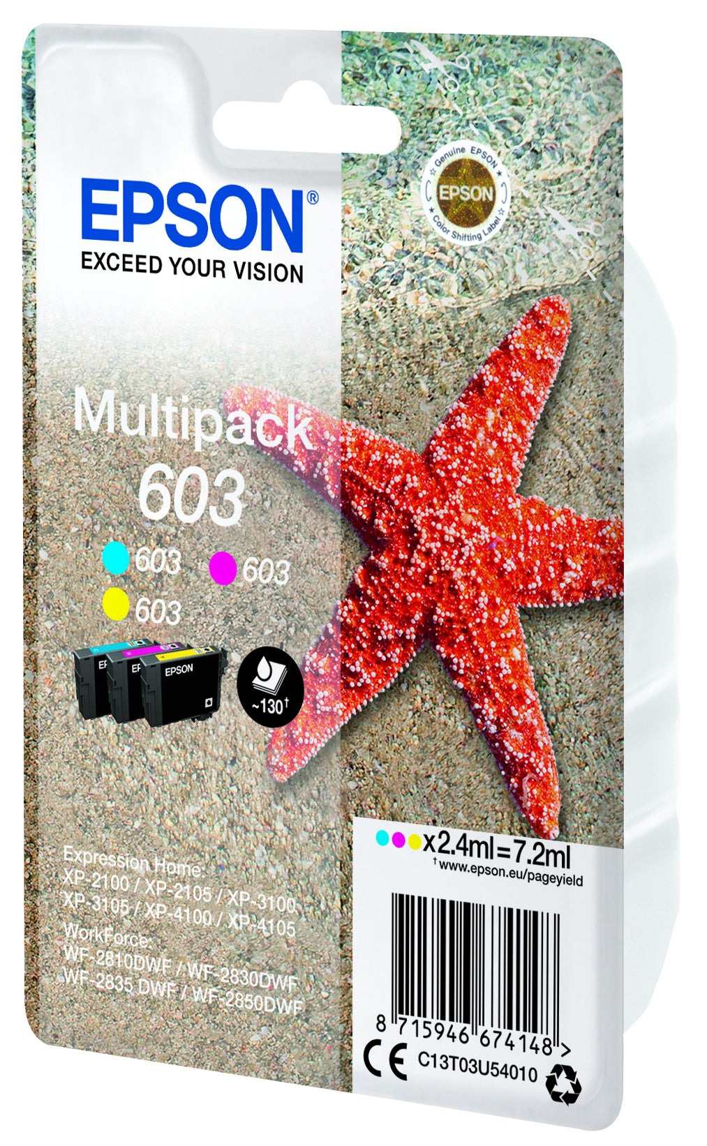 Multipack 3-colours 603 Ink