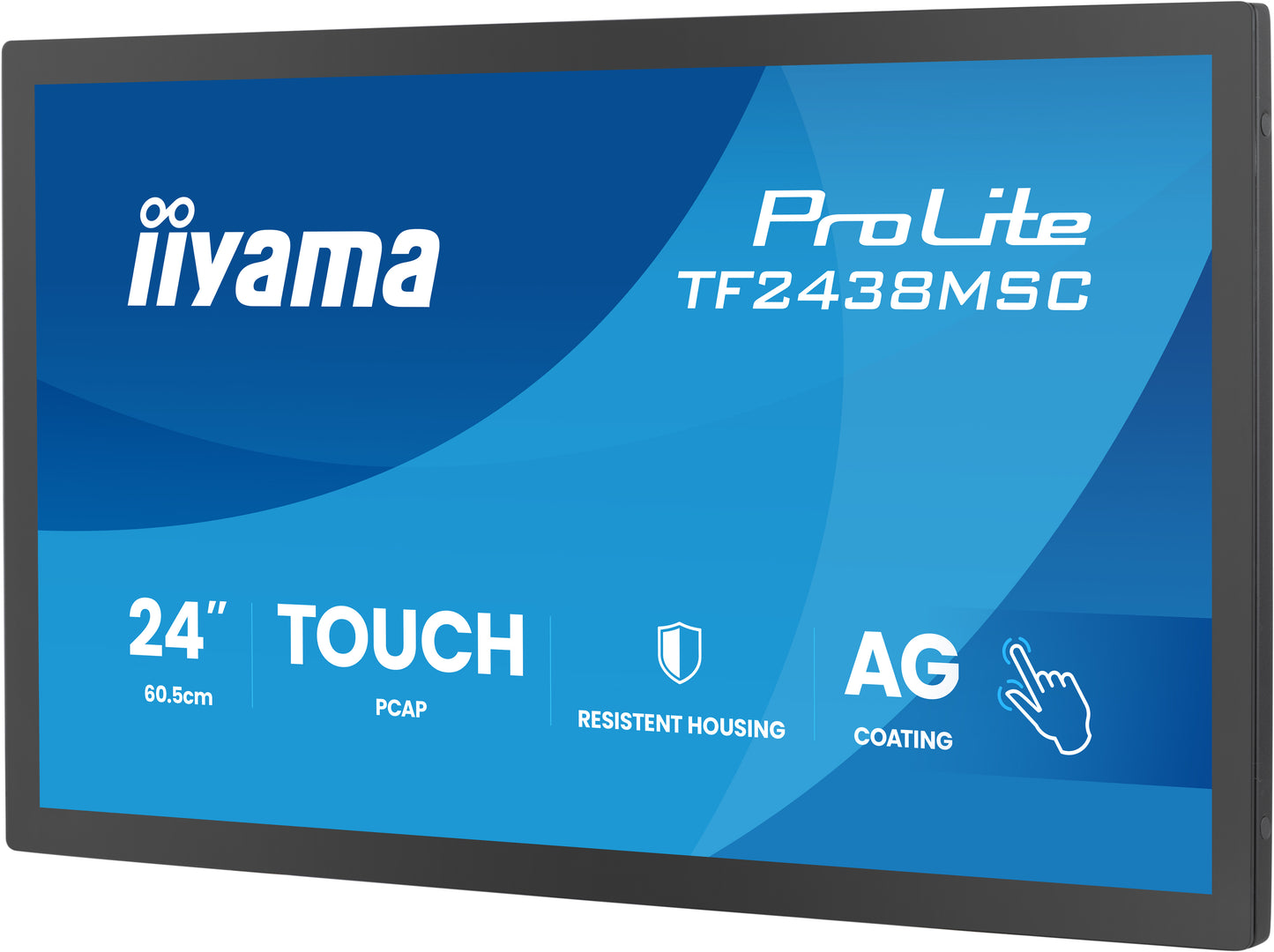 24iWIDE LCD Bonded DeepContrast Projective Capacitive Bezel Free 10-Points Touch Screen 1920 x 1080 120 Hz IPS panel LED Bl. Flat BezelFree