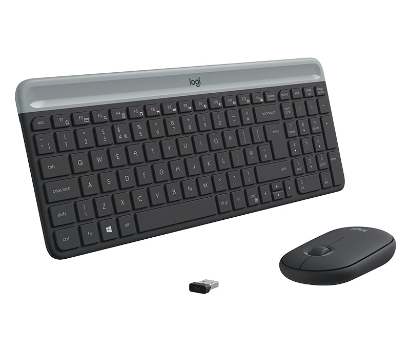 Slim Wireless Keyboard and Mouse Combo MK470 - GRAPHITE - US INTL - INTNL