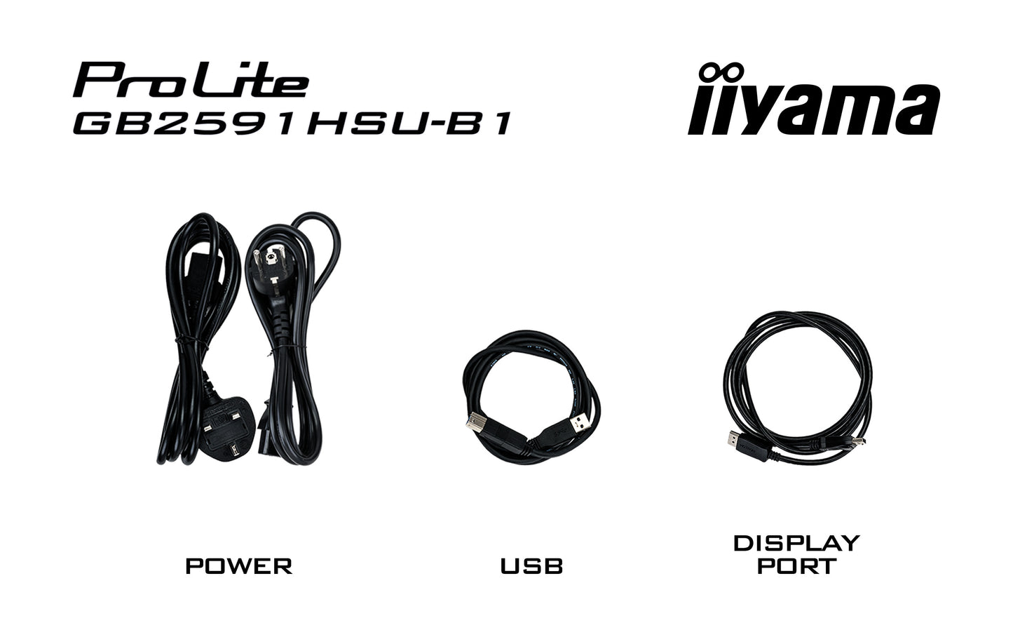 IIYAMA GB2591HSU-B1 G-Master Gold Phoenix 24.5inch Fast IPS FHD 320Hz 350cd/m2 0.4ms 2xHDMI 2.1 DP USB 2x3.2+2xC Speakers 15cm Adj.