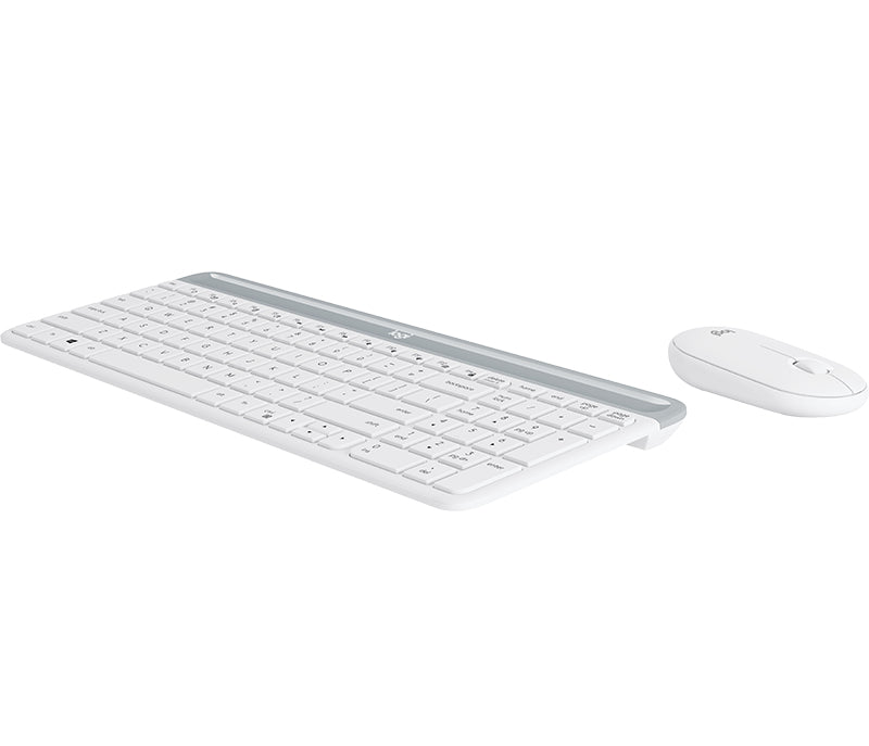 Logitech MK470 Slim WRLS Keyboard + Mouse OFFWHITE - QWERTY US