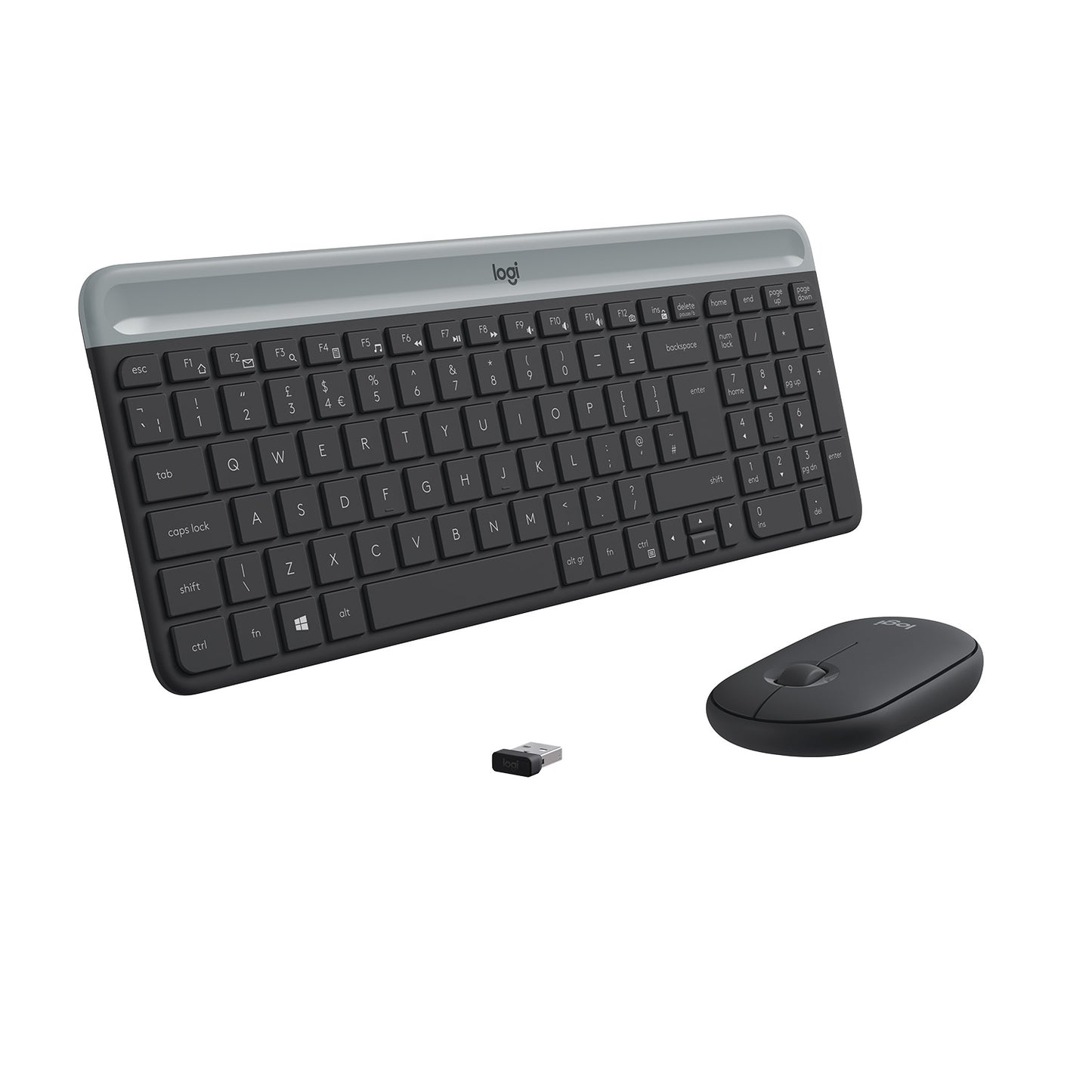 Slim Wireless Keyboard and Mouse Combo MK470 - GRAPHITE - NLB -                 CENTRAL
