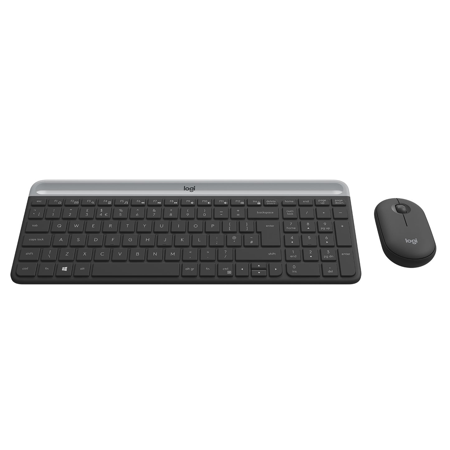 Slim Wireless Keyboard and Mouse Combo MK470 - GRAPHITE - NLB -                 CENTRAL