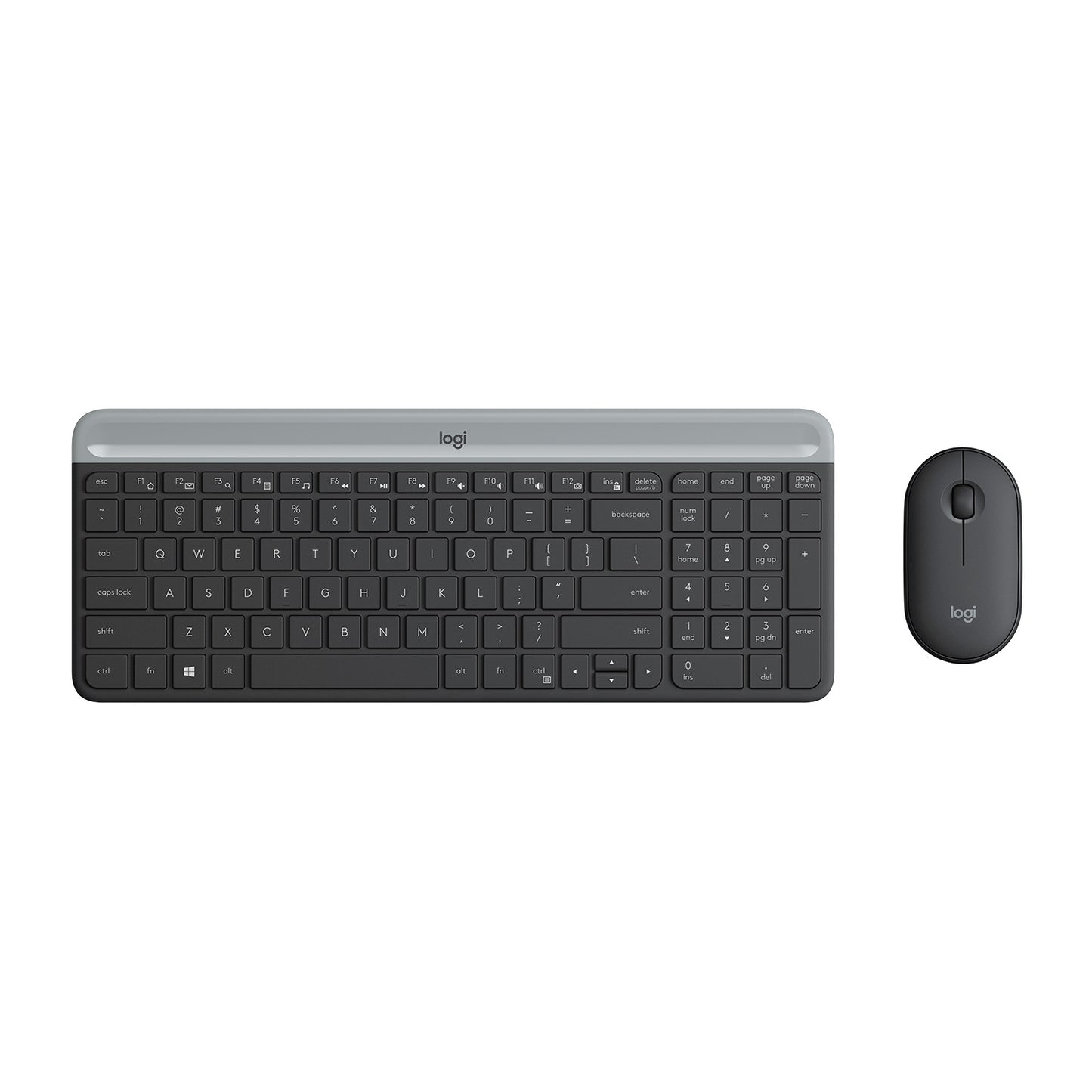 Slim Wireless Keyboard and Mouse Combo MK470 - GRAPHITE - NLB -                 CENTRAL