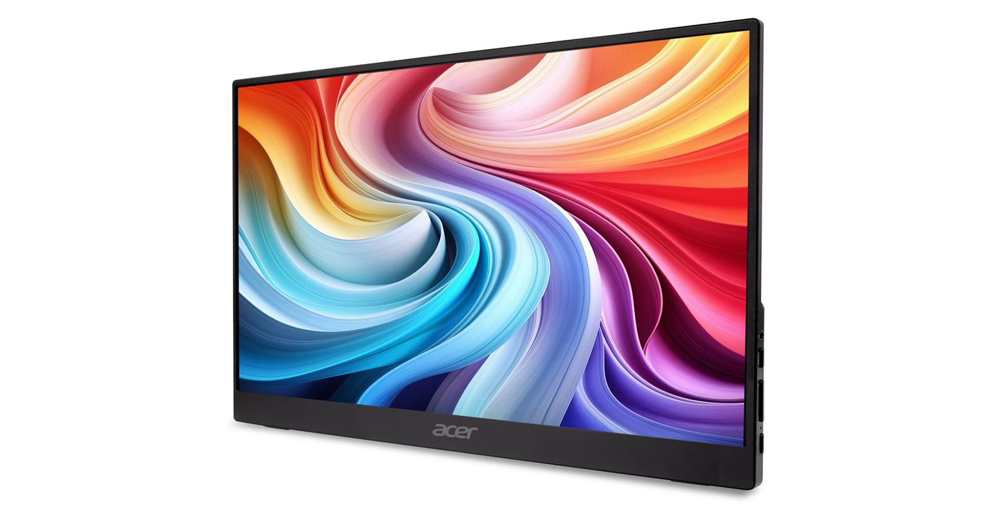 ACER PORTABLE MONITOR 15,6 PM161QB1BMIUUX 1920x1080 FULL HD 60 HZ IPS HDMI USB-C 5MS LUIDSPREKERS