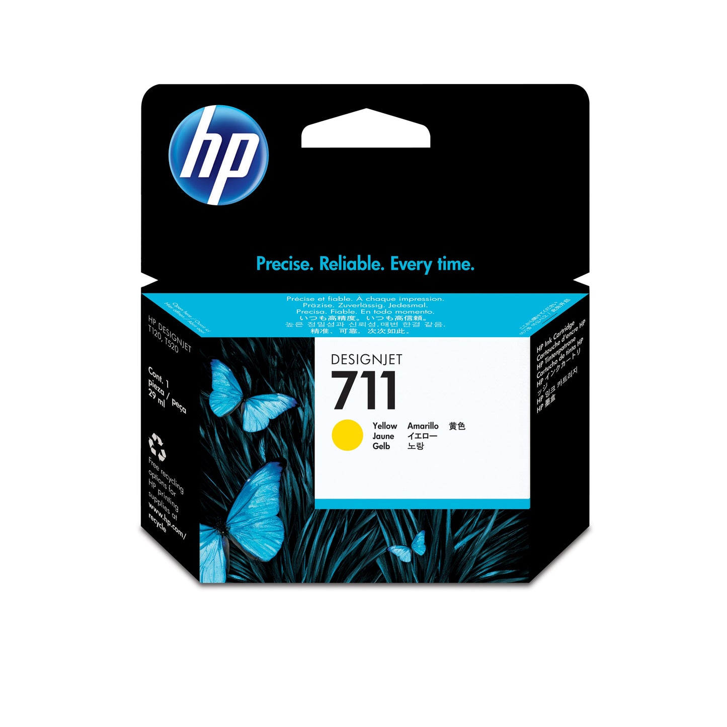 HP CART 711 YELLOW