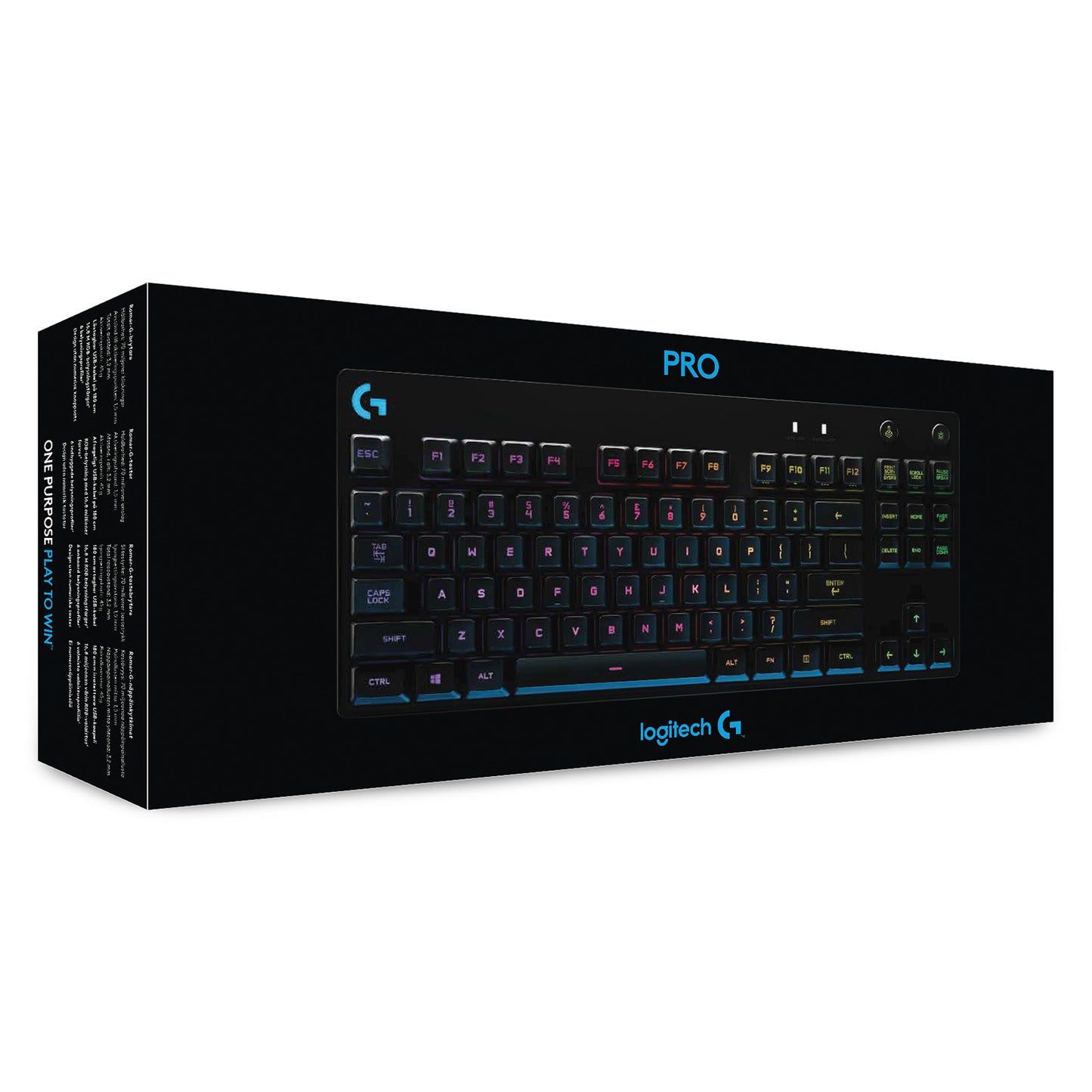 Logitech G Pro Gaming KB FR Azerty Clicky Switches - WIRED + WIRELESS