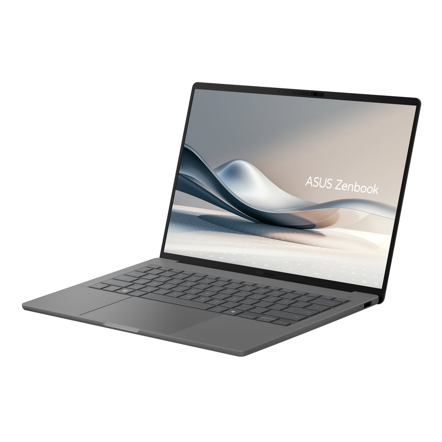 Asus Zenbook A14 AI, 14inch WUXGA OLED, Snapdragon X Elite, 32GB, 1TB PCIe NVMe SSD, Qualcomm Adreno Graphics, Grijs, W11 Home