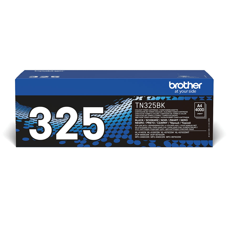 Brother TN325BK tonercartridge zwart met hoge opbrengst