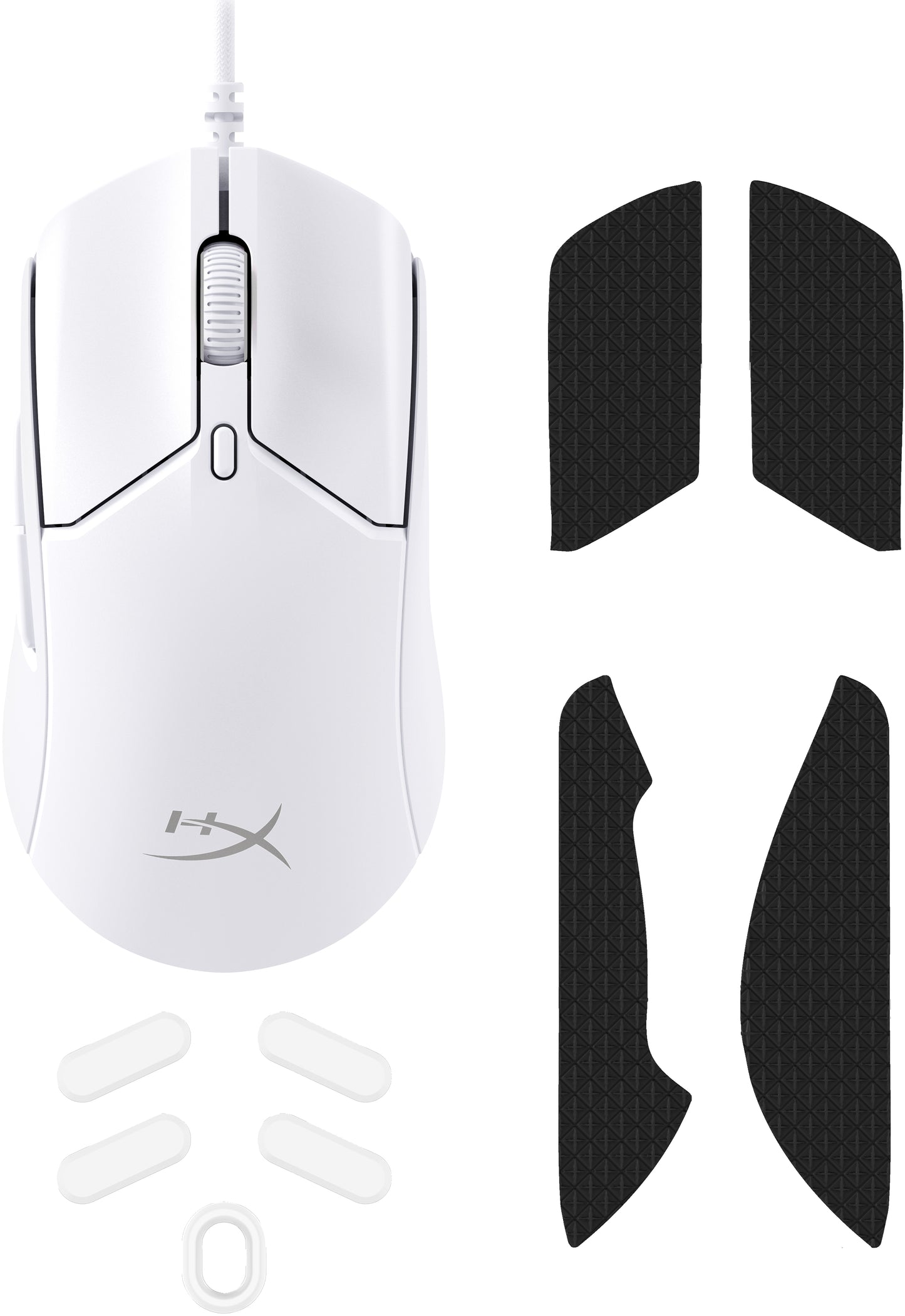 HyperX Pulsefire Haste White Wired Gaming Mouse 2 (PC/PS5/PS4/Xbox Series X S//Xbox One)