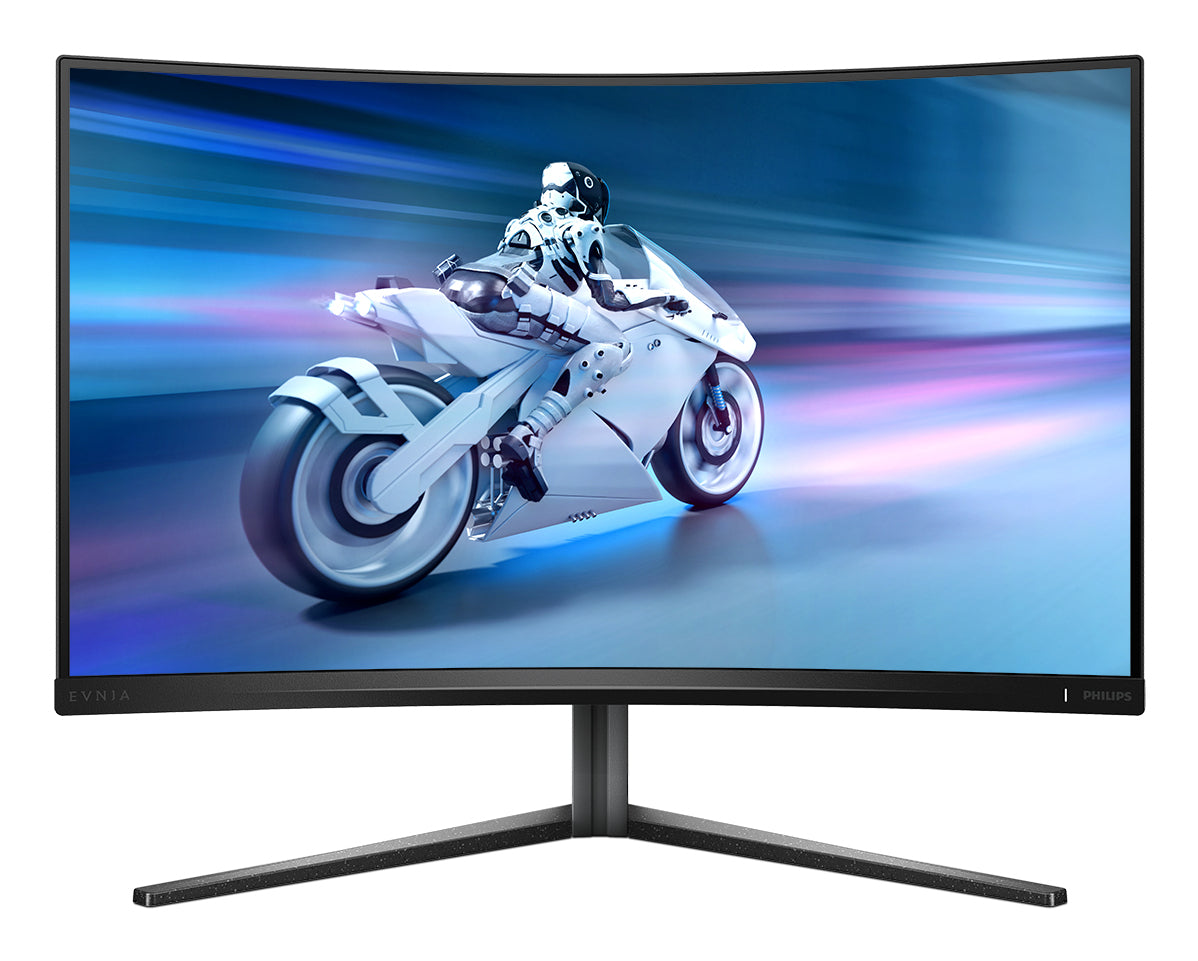 Philips 32 CURVE QHD VA, 240Hz, 1 ms, 2560x1440, Wid 16/9, 2xDP-2xHDMI, Brightness 500 cd/m², Contrastratio 4000:1, Viewing angle 178 /178