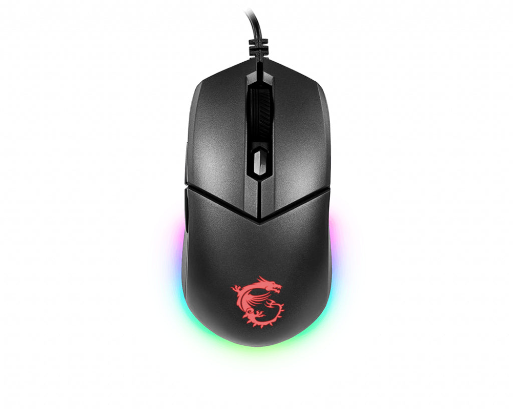 MSI GM11 CLUTCH BLACK Gaming Mouse Optical Wired RGB light