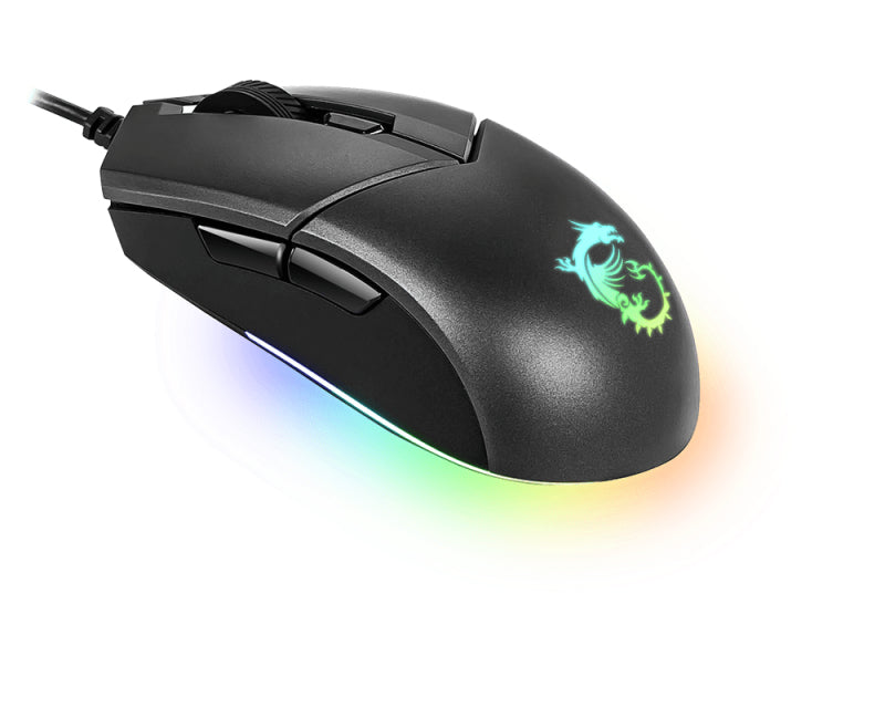 MSI GM11 CLUTCH BLACK Gaming Mouse Optical Wired RGB light