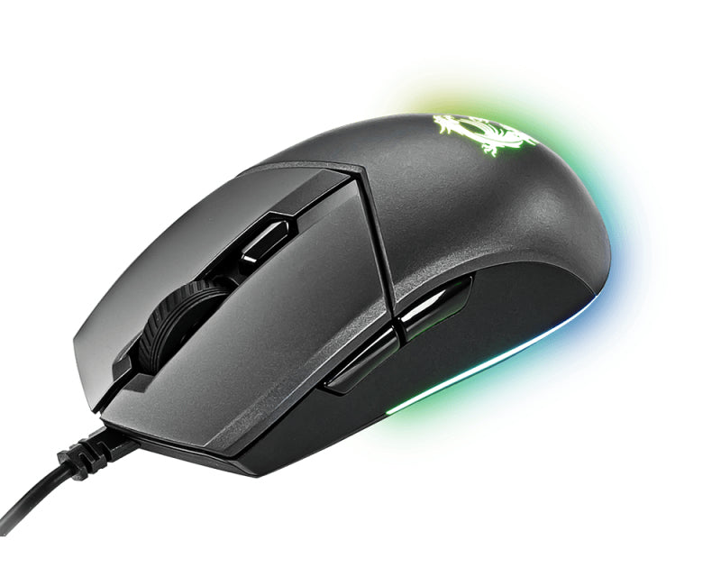 MSI GM11 CLUTCH BLACK Gaming Mouse Optical Wired RGB light