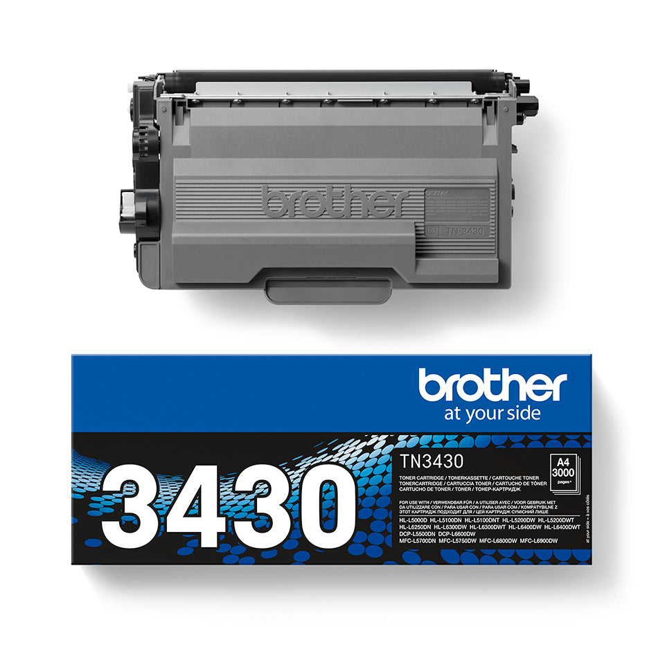 BROTHER TN3430 Toner Cartridge Zwart