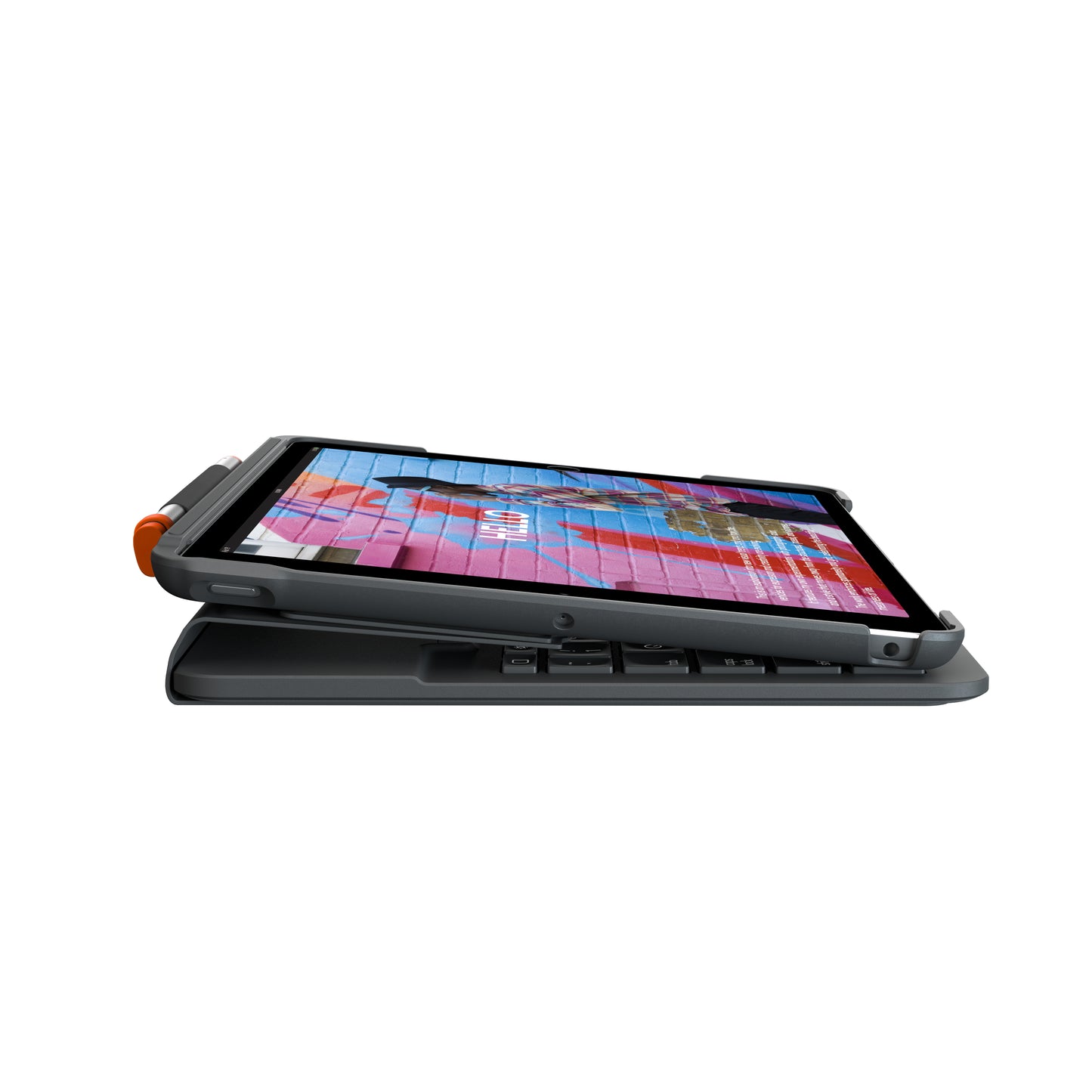 Logitech Slim Folio for iPad (7th + 8th+ 9th generation)  - GRAPHITE - Azerty