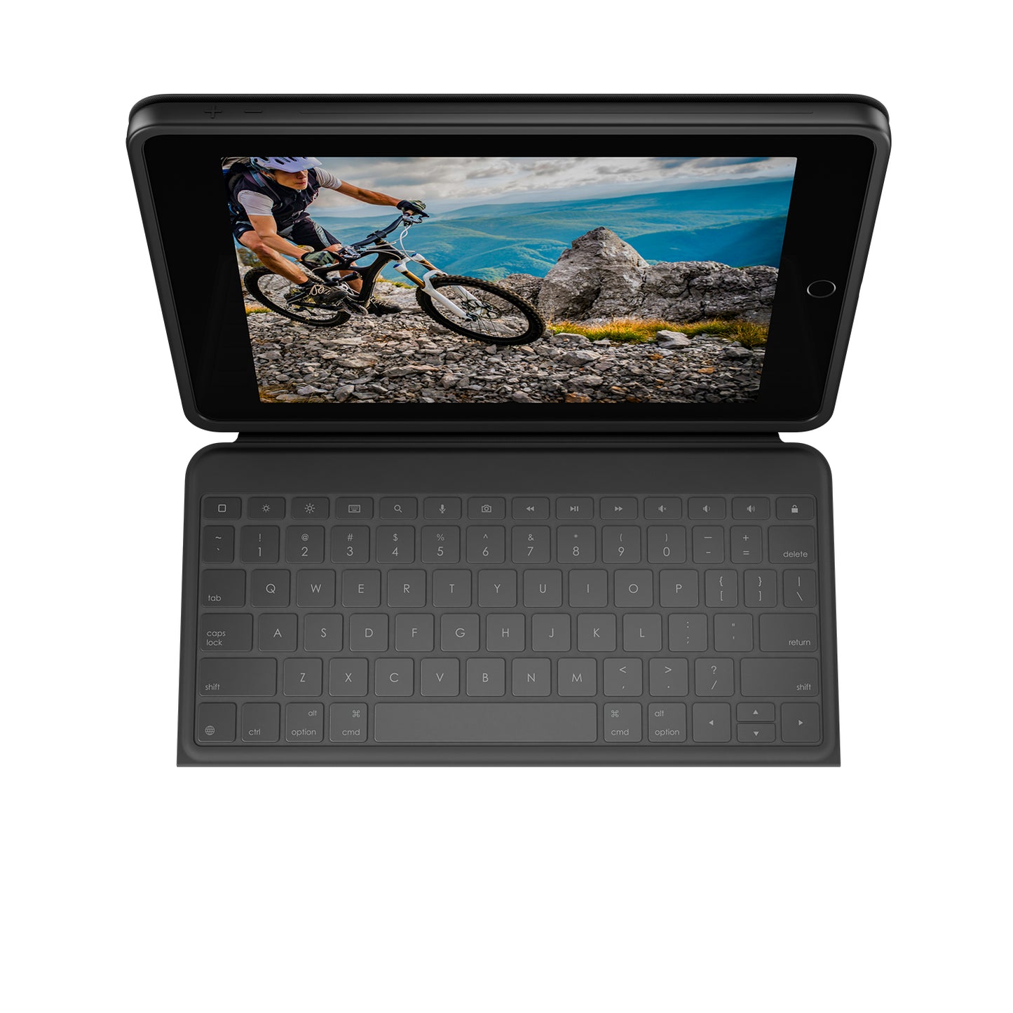 Logitech Rugged Folio iPad (7th + 8th+ 9th generation). - GRAPHITE - Azerty