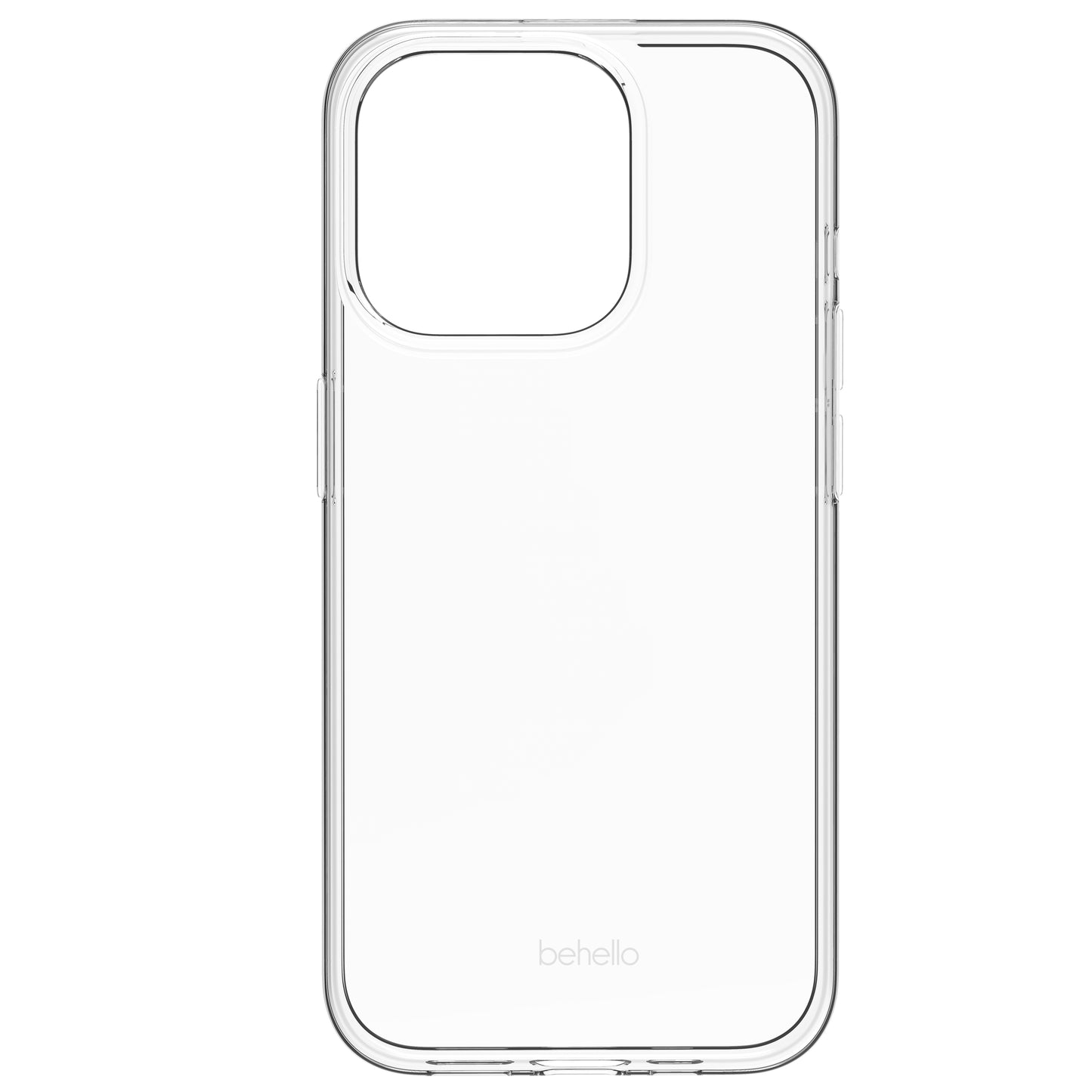 BeHello iPhone 15 Pro Thin Gel Case ECO Transparant
