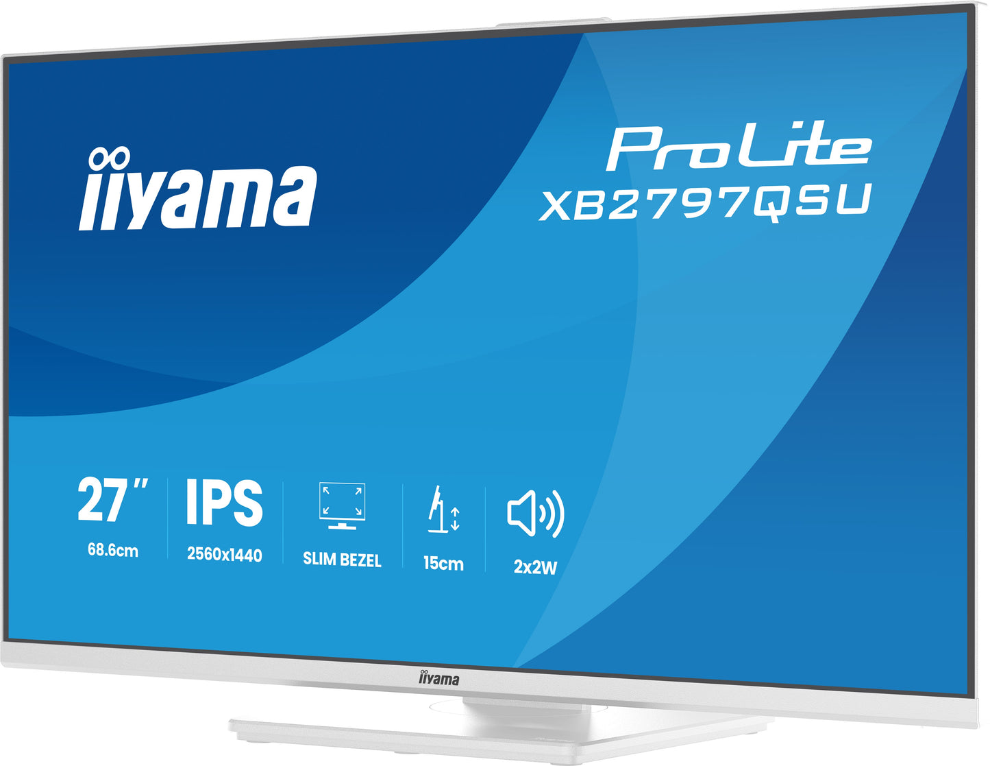 Iiyama XB2797QSU-W1 27W LCD Business QHD IPS