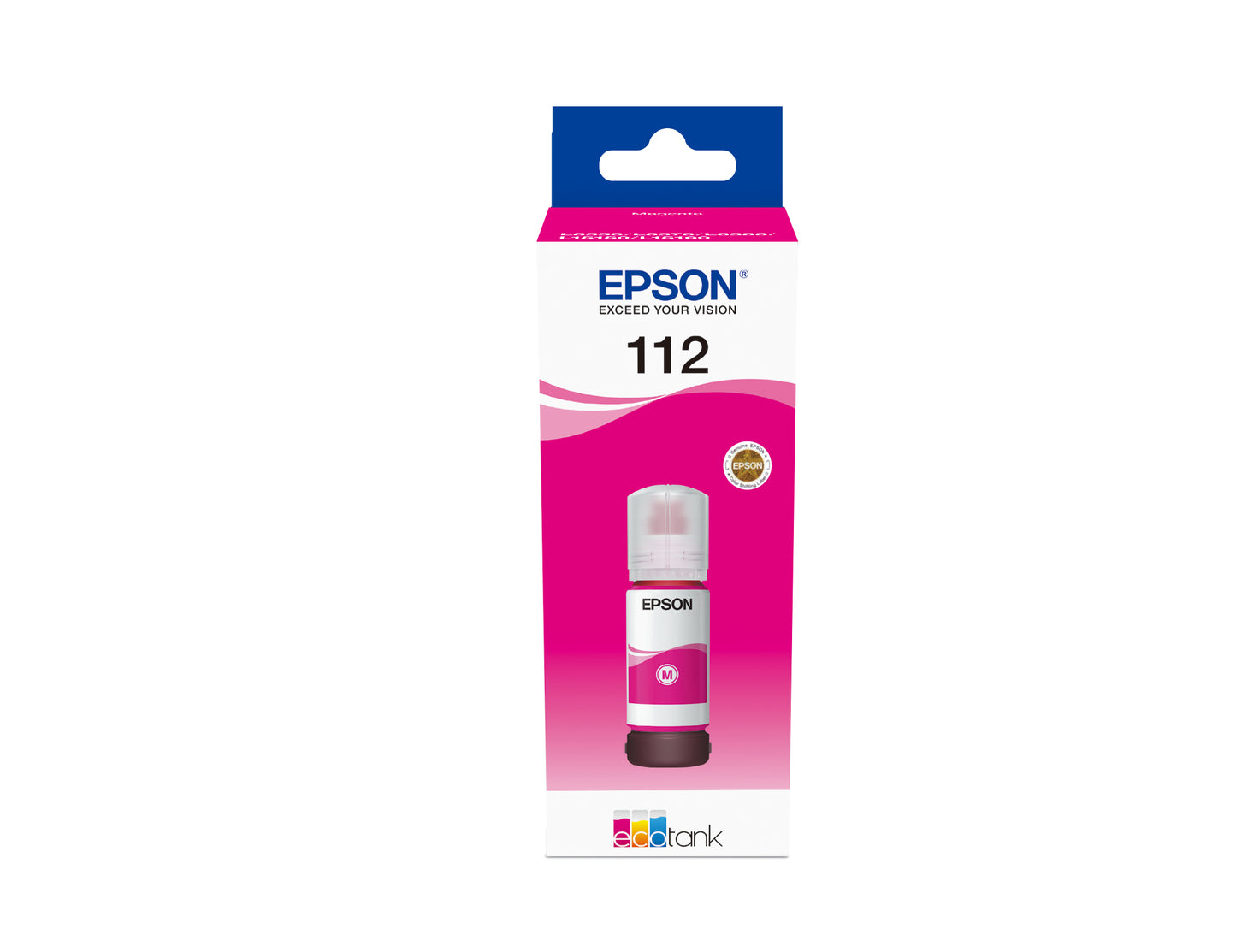 EPSON 112 EcoTank Pigment Magenta ink bottle