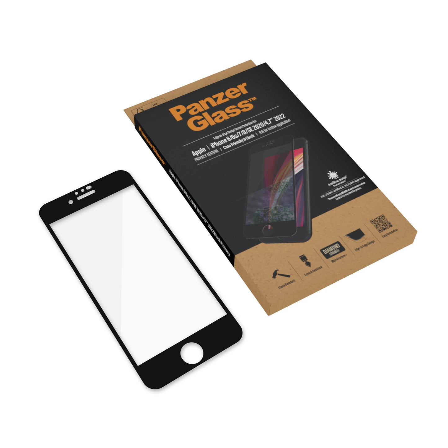 Apple iPhone 6/6s/7/8/SE (2020) - Black CF