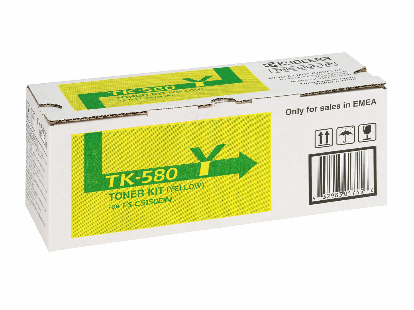 Kyocera Toner Tk-580Y Yellow