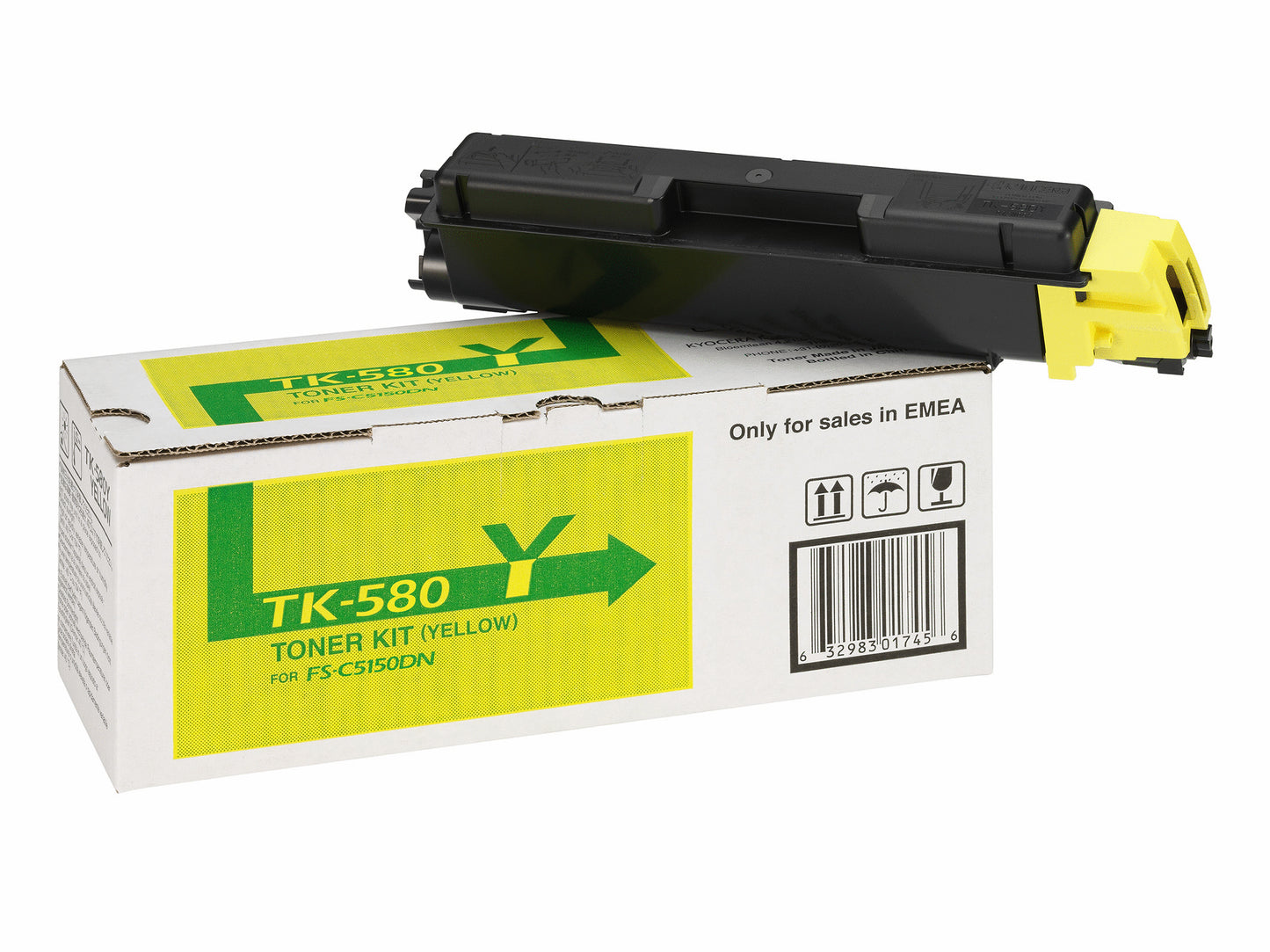 Kyocera Toner Tk-580Y Yellow