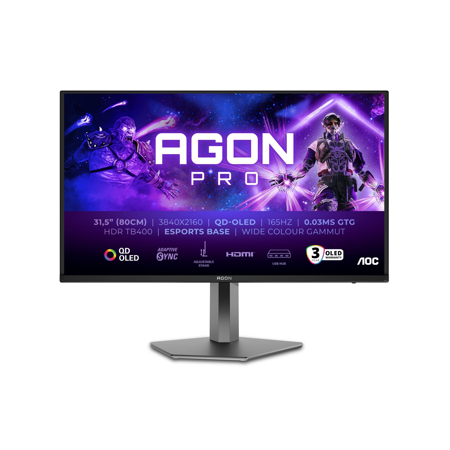 AG326UD 4K 0.03MS 144HZ GAMING OLED AG326UD