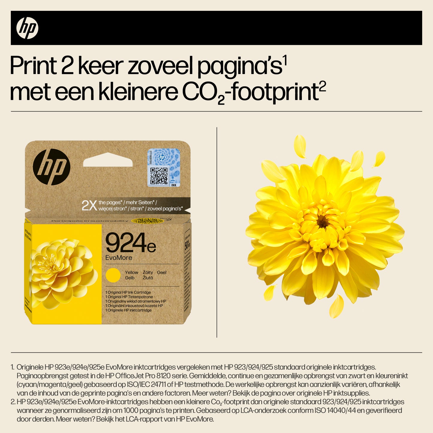 HP 924e EvoMore Yellow Original Ink Cartridge
