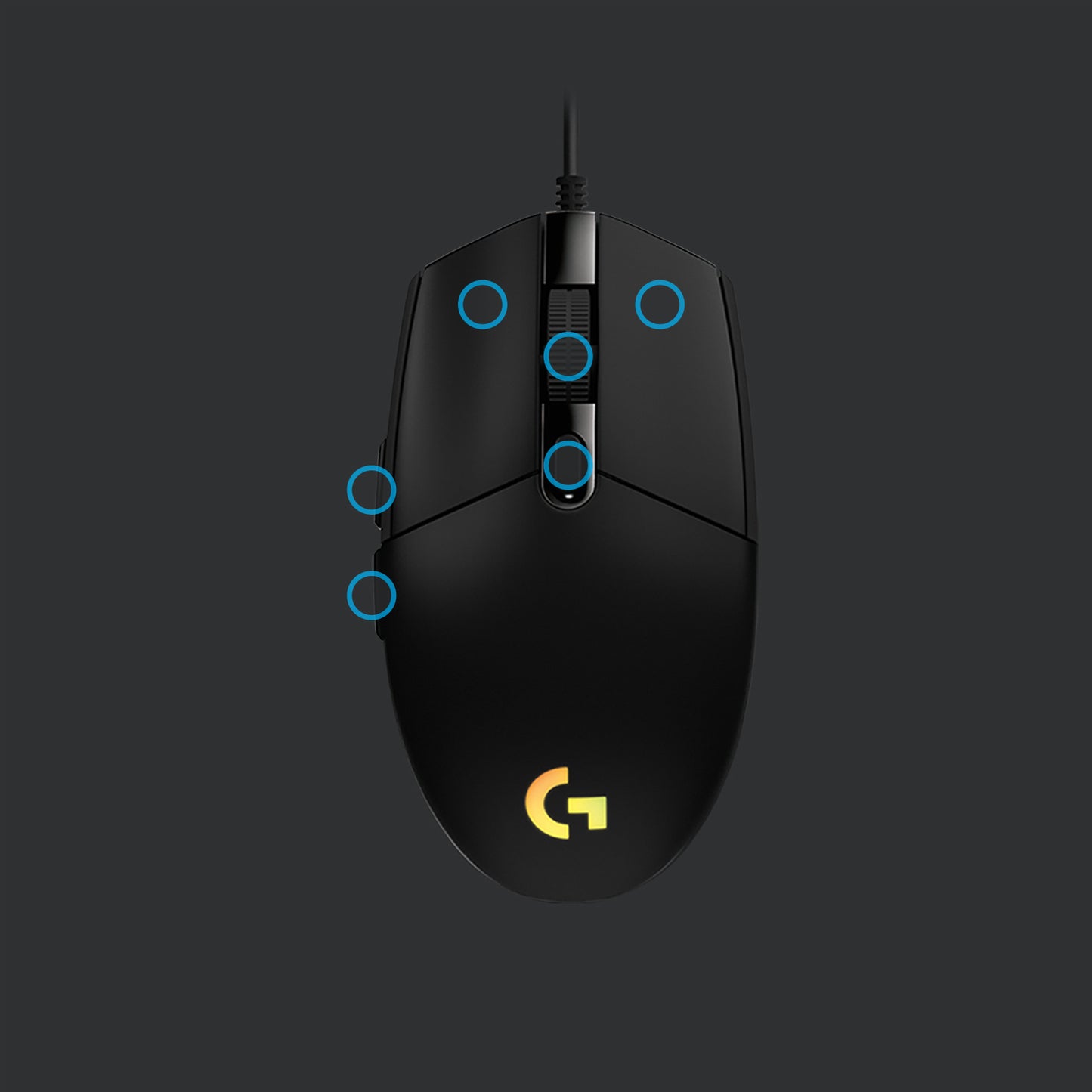 LOGITECH G203 GAMING MOUSE BlACK