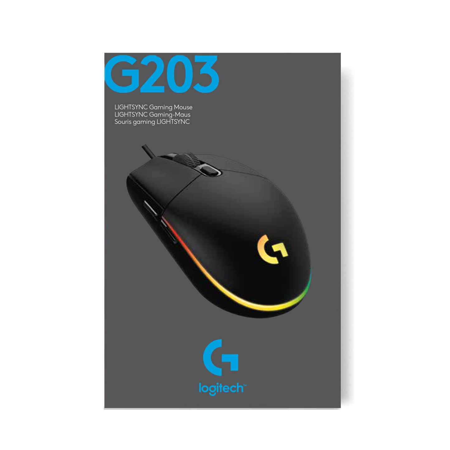 Logitech G203 LIGHTSYNC Gaming Mouse WHITE