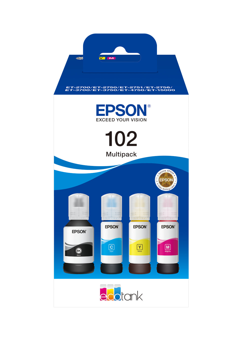 102 EcoTank 4-colour Multipack (WE)