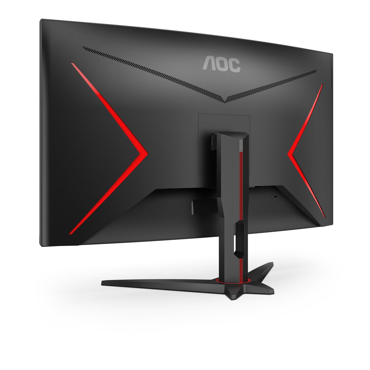 AOC Curved Gaming Monitor, 32inch, Full HD, VA Panel, 2x HDMI,   DisplayPort, 1ms, 240Hz, AMD FreeSync, narrow bezel, Black/Red