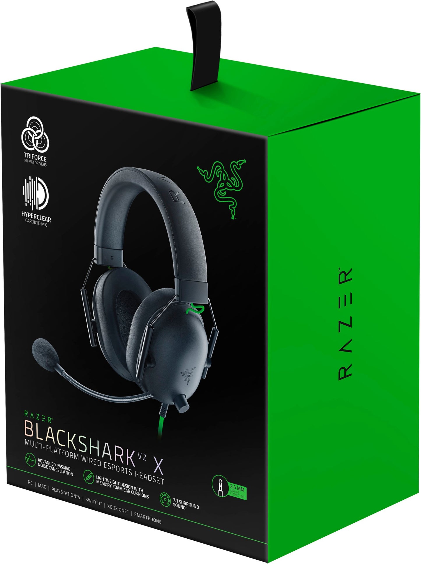Razer Blackshark V2 X Headset (PS4/PC/MAC/Xbox One/Switch/Mobile)