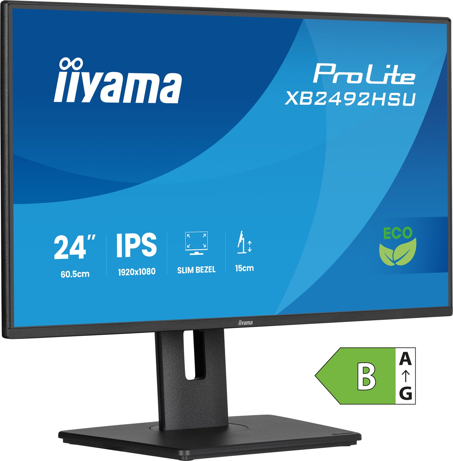 IIYAMA 43WIDE LCD, 3840 x 2160, 4K UHD, IPS panel, LED Bl., Metal front bezel, Fan-less, Speakers, Multiple In-/Outputs (HDMI(3x) DisplayPo