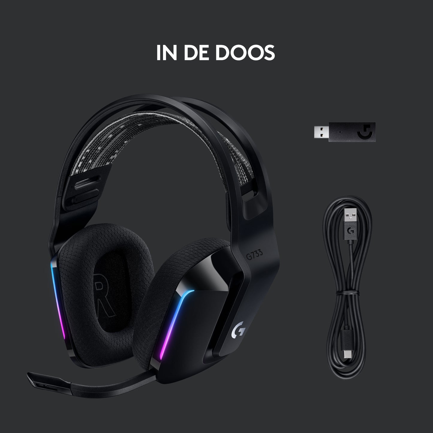 G733 LIGHTSPEED Wireless RGB 981-000864