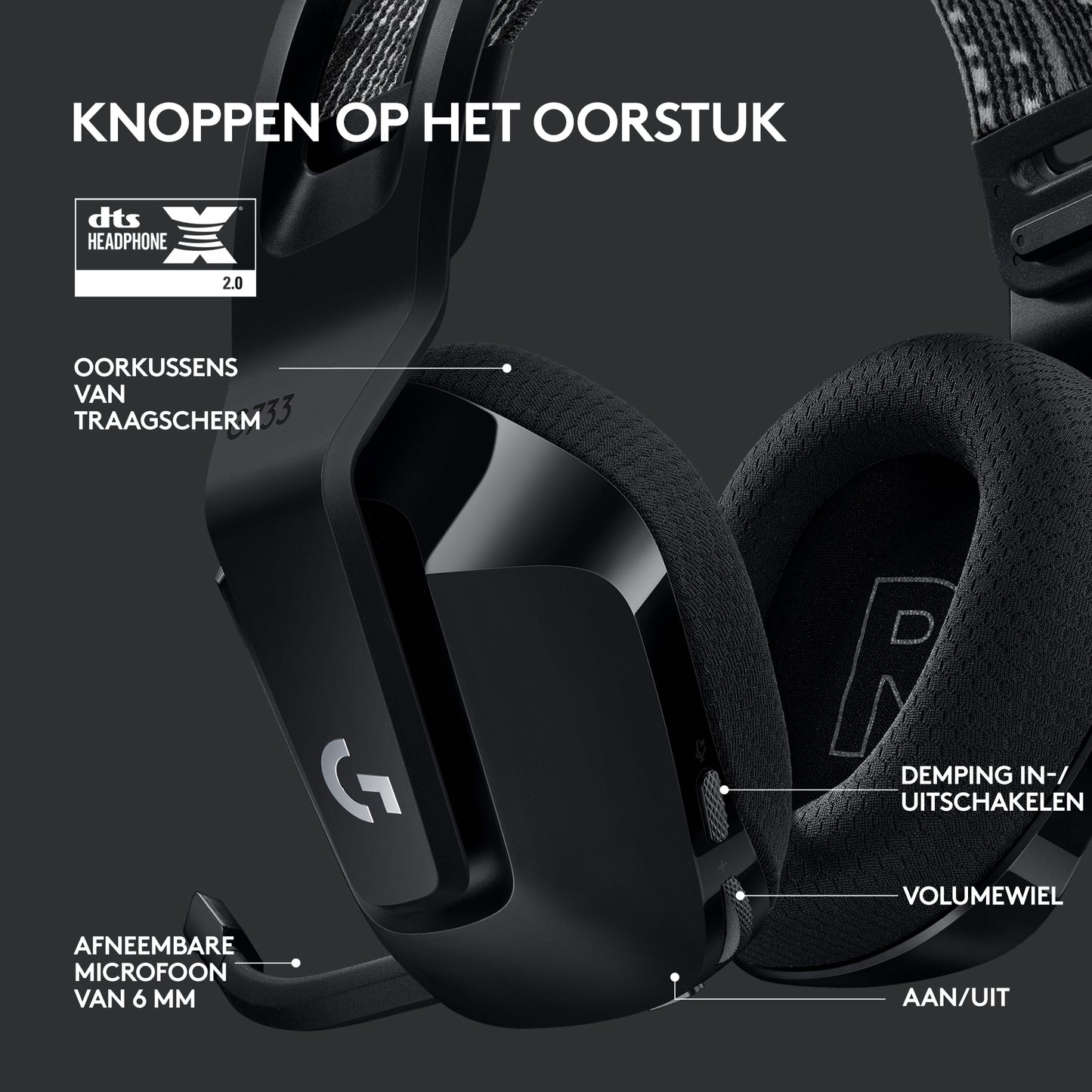 G733 LIGHTSPEED Wireless RGB 981-000864