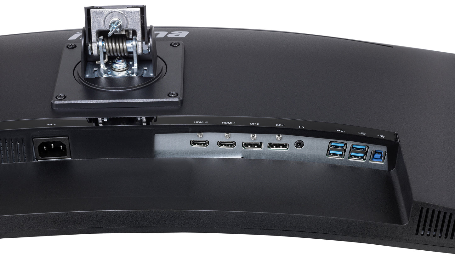 IIYAMA GCB3481WQSU-B1 G-Master Red Eagle 34inch UW VA Curved 1500R UWQHD 180Hz 500cd/m2 0.3ms 2xHDMI 2xDP 4xUSB 3.2 HDR400 Speakers