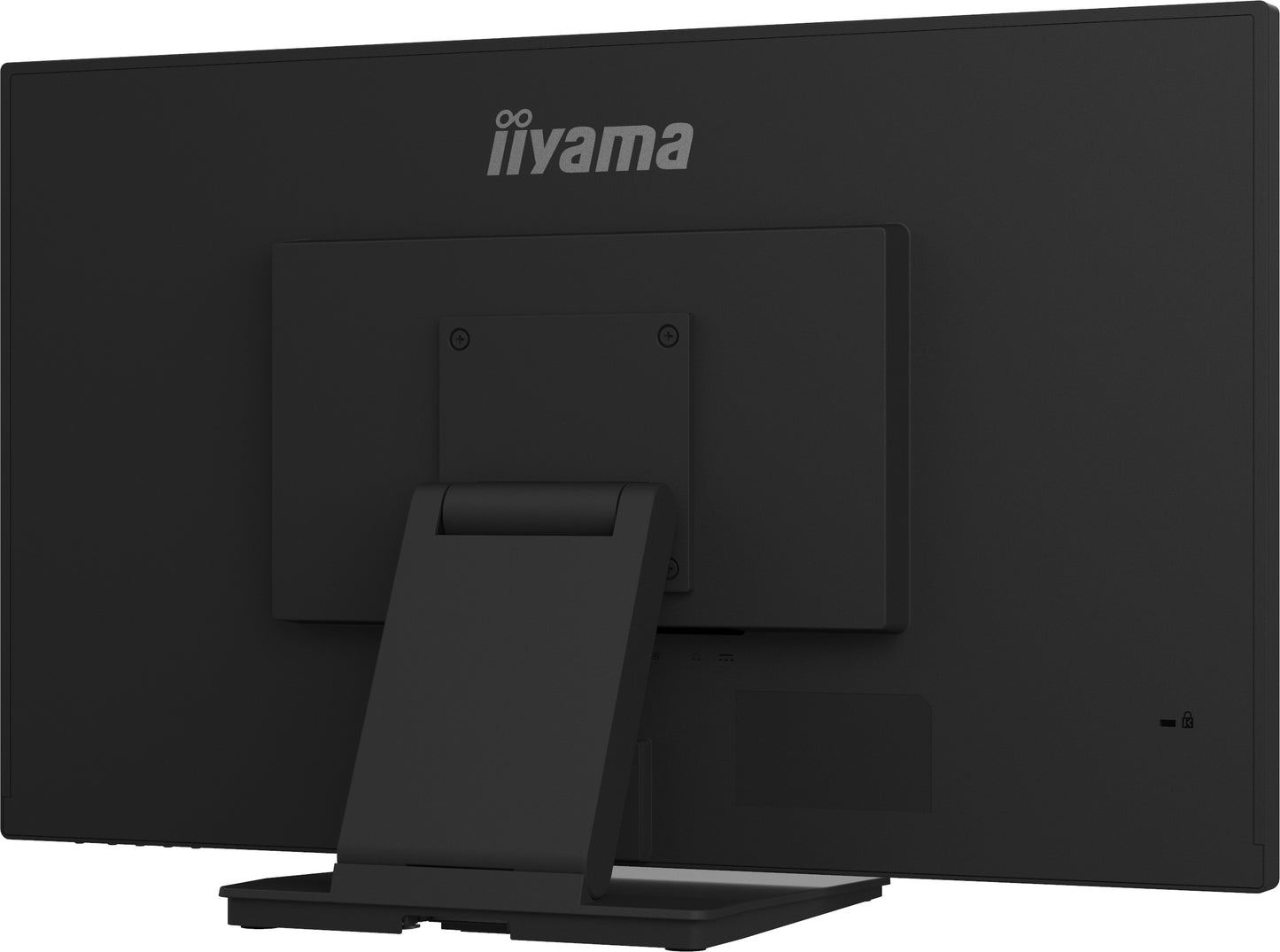 IIYAMA 27inch InCell PCAP 10P Touch Anti Glare 25perc Haze 1920x1080 IPS-panel Slim Bezel Speakers VGA HDMI Double Hinge stand