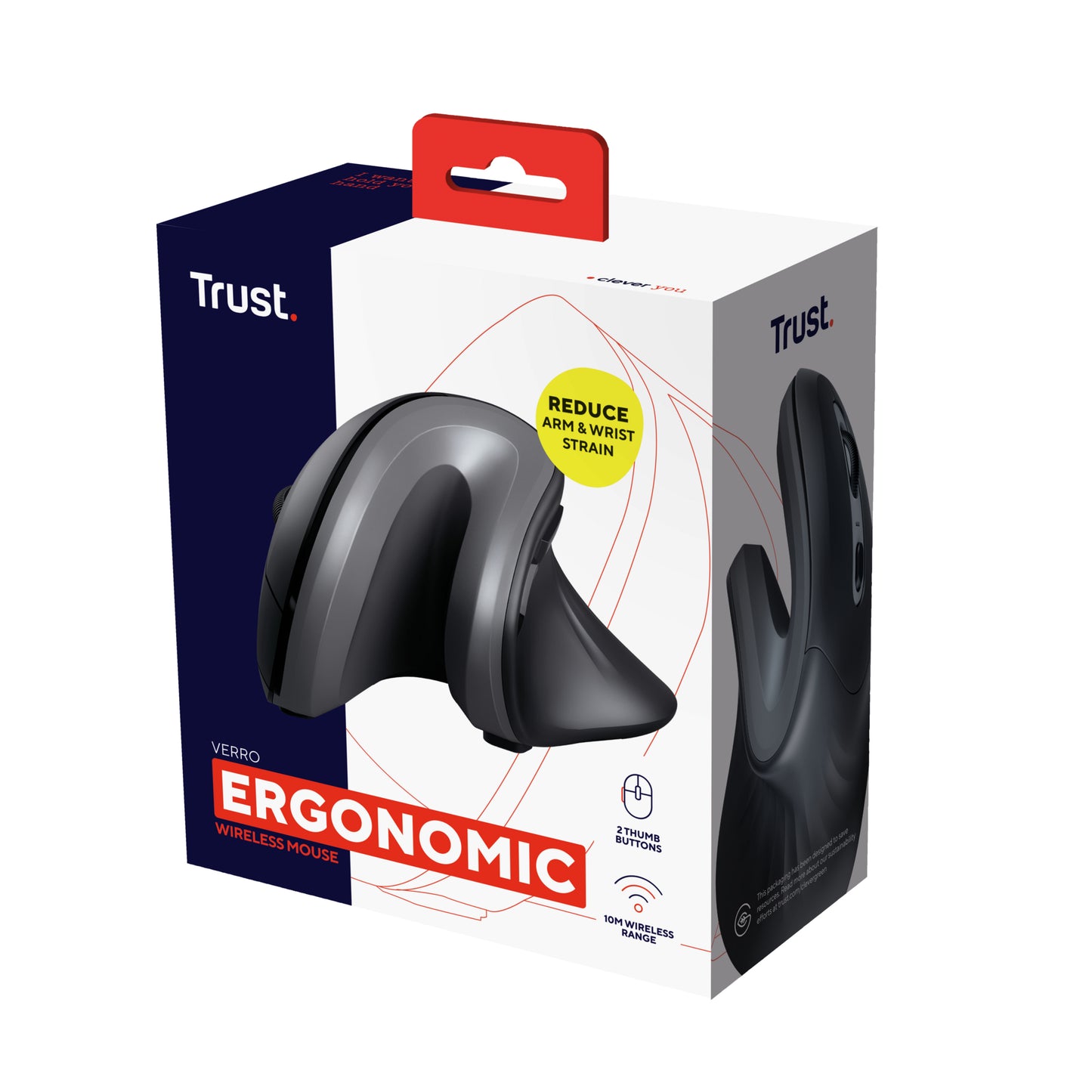 Trust Verro Ergonomic Wireless Mouse