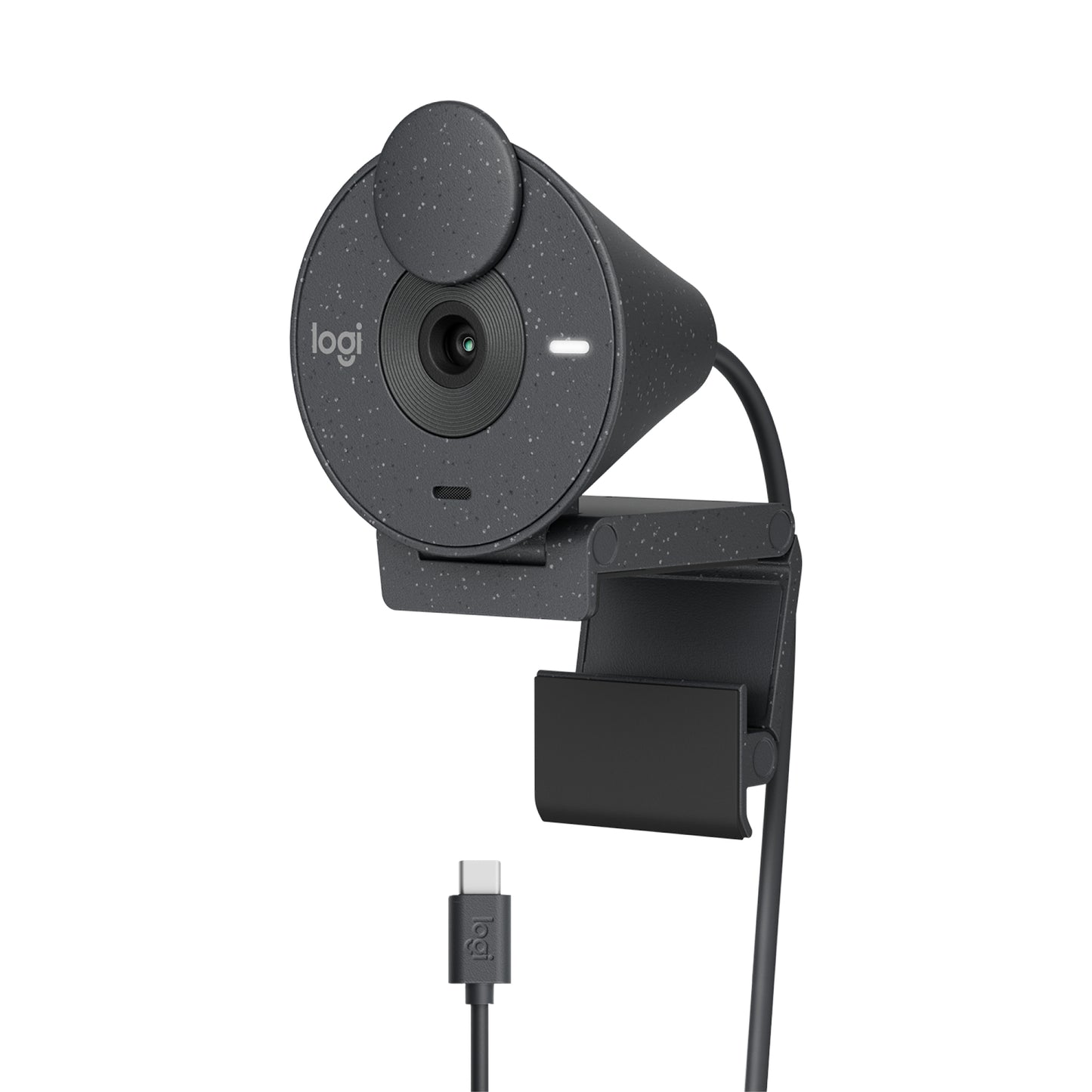 Logitech Brio 300 Full HD Webcam met Afdekbare Lens, Microfoon met ruisonderdrukking, USB-C