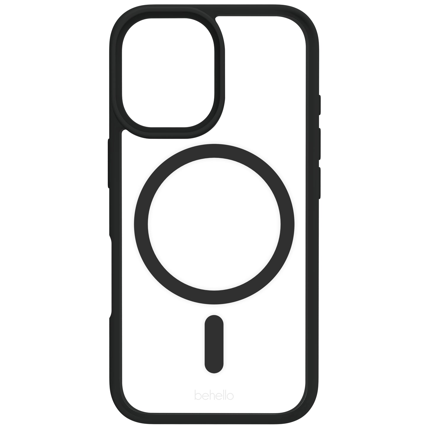 iP 16 Transparant Case Ring Black