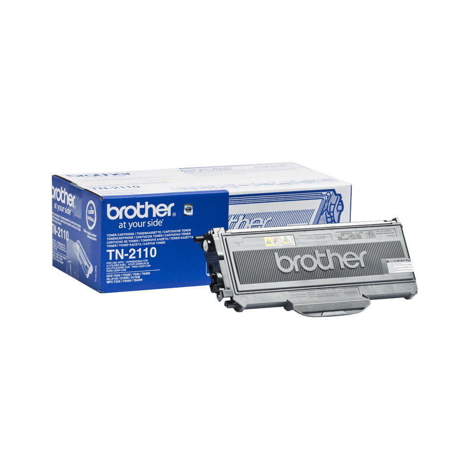 TN2110 - Zwart - origineel - tonercartridge - voor DCP-7030. DCP-7040. DCP-7045. MFC-7320. MFC-7440. MFC-7840: HL-2140.2150. 2170