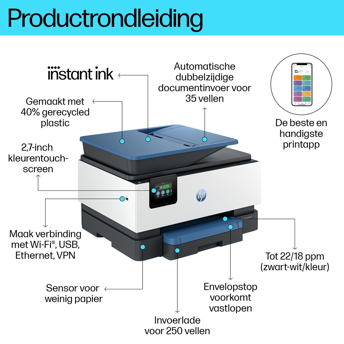 HP OfficeJet Pro 9125e All-in-One Printer