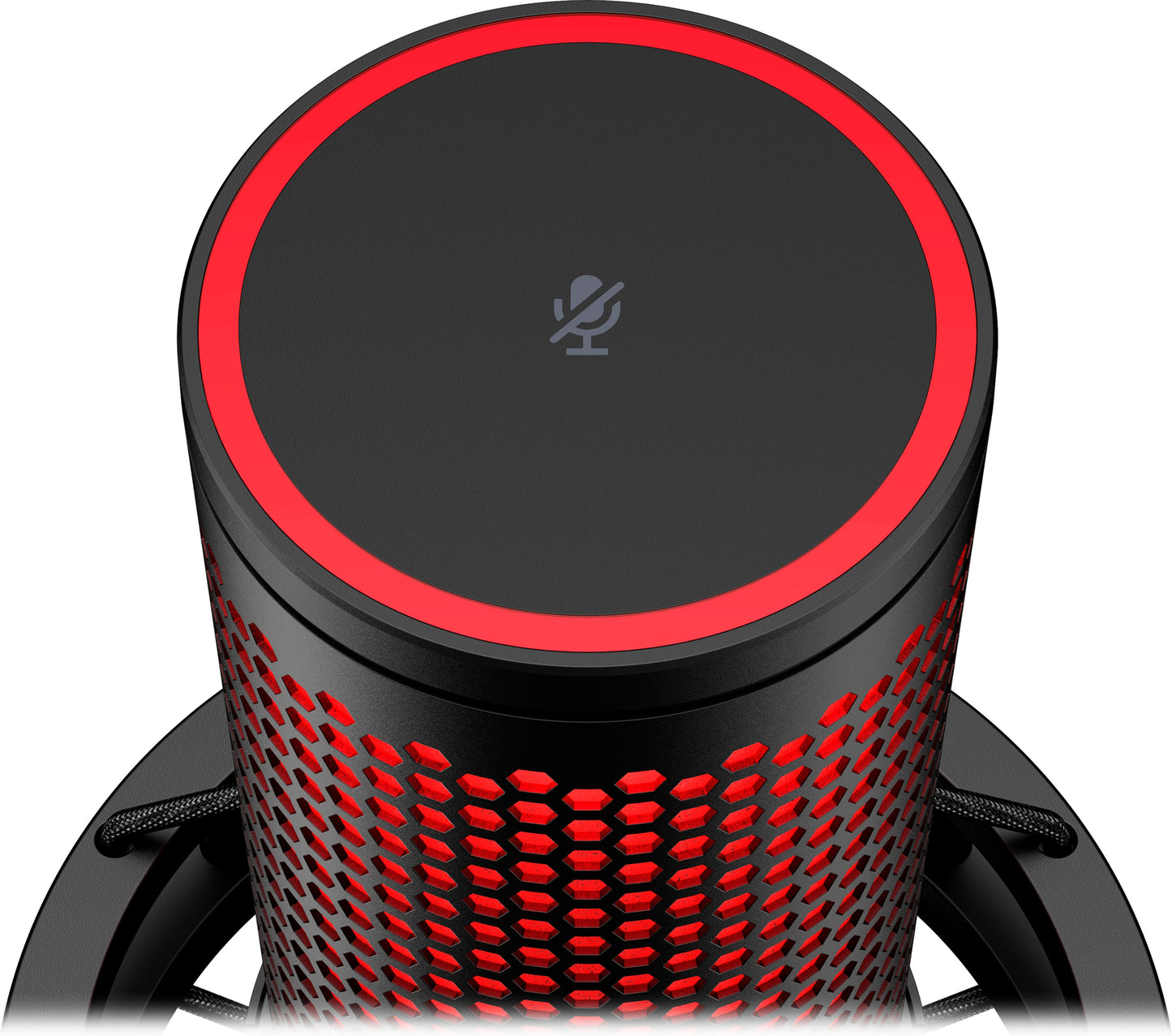 HyperX QuadCast 2 - USB Microphone (Zwart) - RGB Lighting Rood