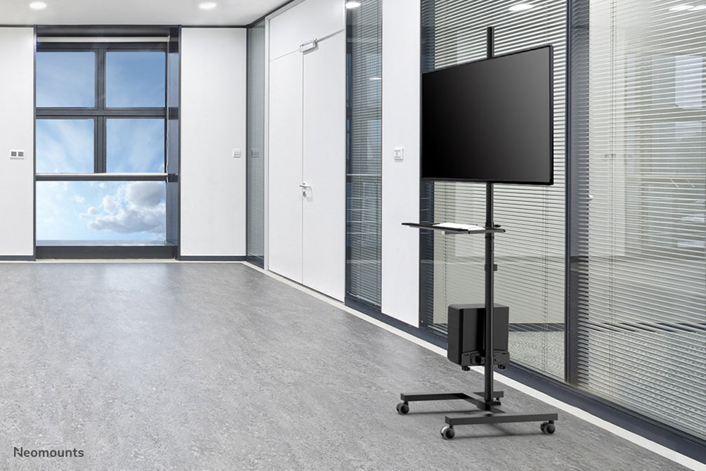 Mobile Workplace Floor Stand (monitor, keyboard/mouse & PC)